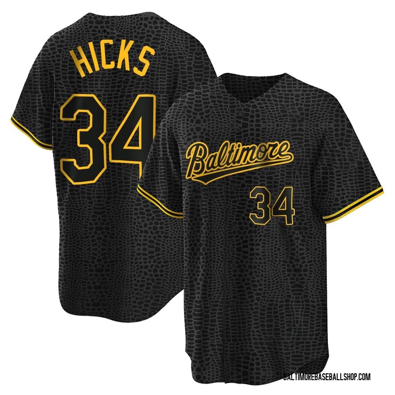 Aaron Hicks #34 Baltimore Orioles 2023 Season Gray AOP Baseball Shirt  Fanmade
