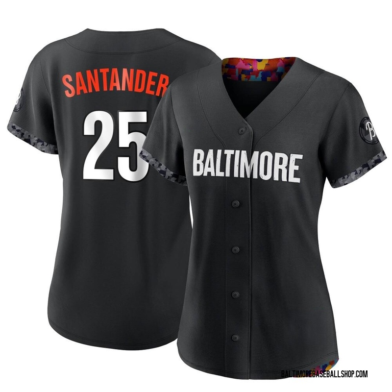 Women's Anthony Santander Baltimore Orioles Authentic White Home Jersey