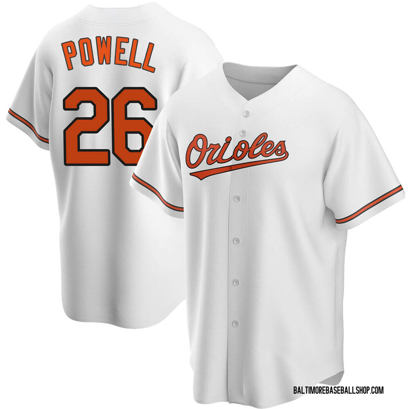 Boog Powell Men's Baltimore Orioles Home Jersey - White Replica