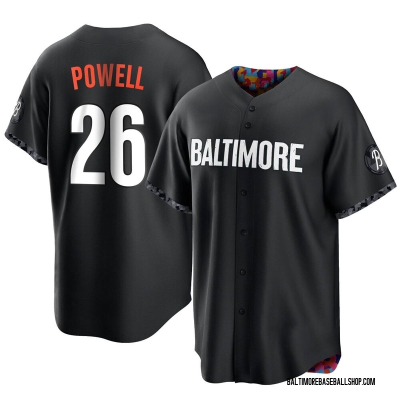 Boog Powell Majestic Baltimore Orioles Grey Road YOUTH Jersey