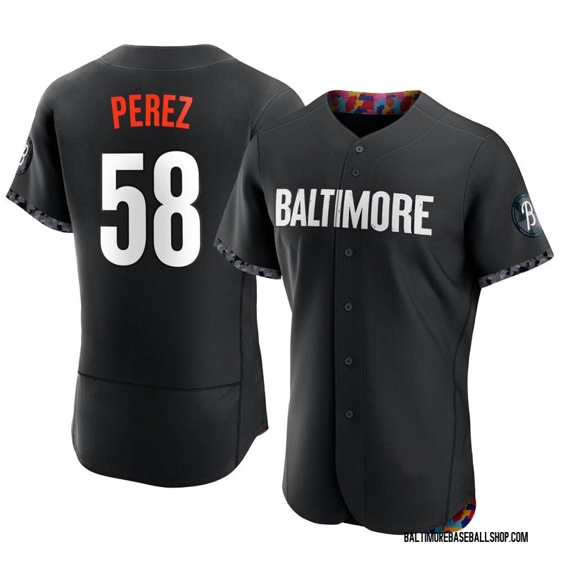 Cionel Perez Baltimore Orioles Men's Black Roster Name & Number T-Shirt 