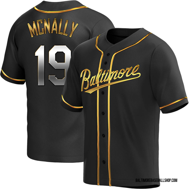 Dave Mcnally Baltimore Orioles Men's Black Midnight Mascot T-Shirt 