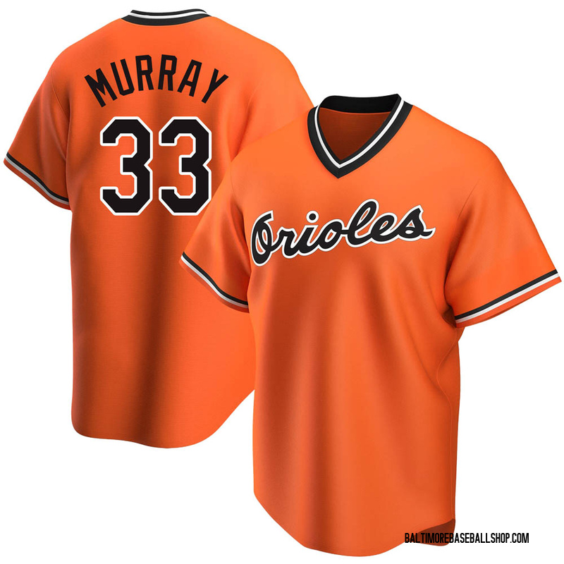 MLB, Shirts, Eddie Murray Throwback Jersey Mohawk Orange Size 56