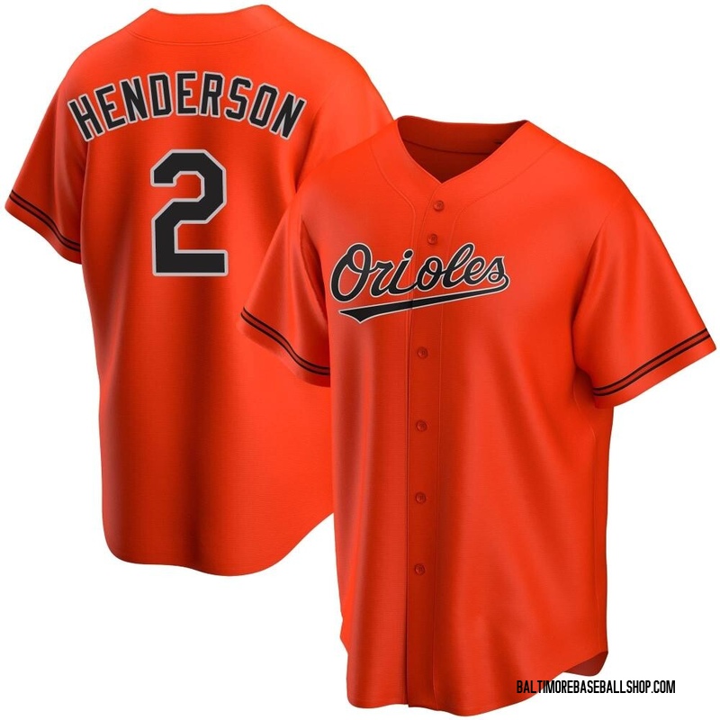 Baltimore Orioles Gunnar Henderson Autographed Orange Nike Jersey Size M  Beckett BAS QR