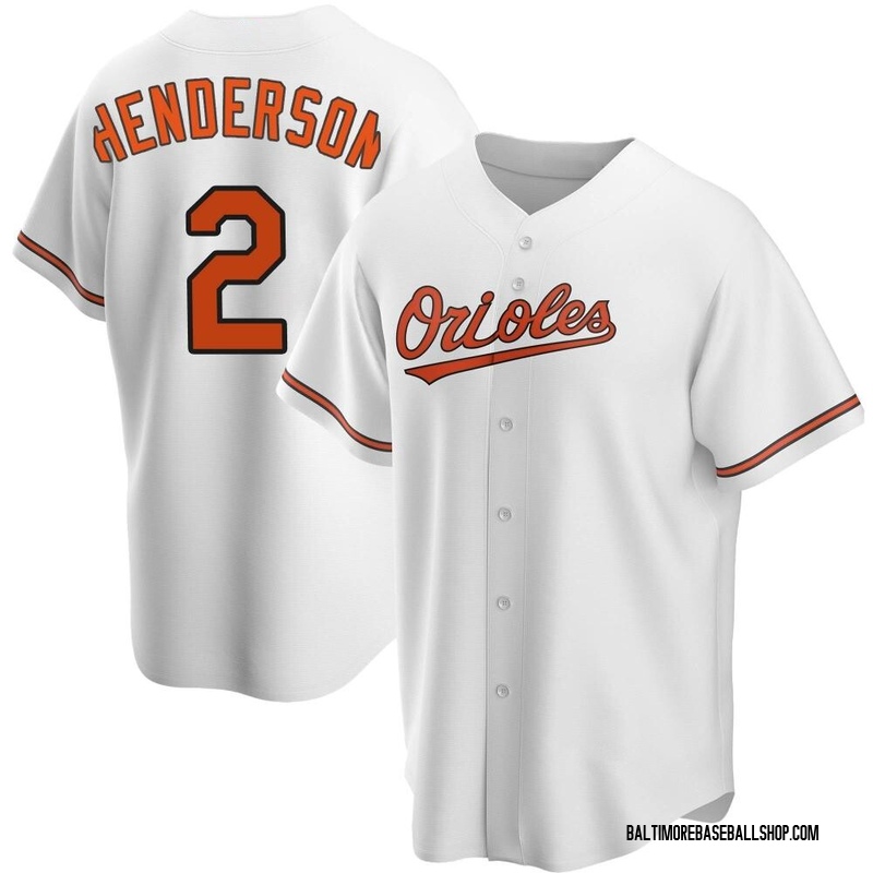 Baltimore Orioles Gunnar Henderson Jersey Mens Baseball Orange White #2 New  2023