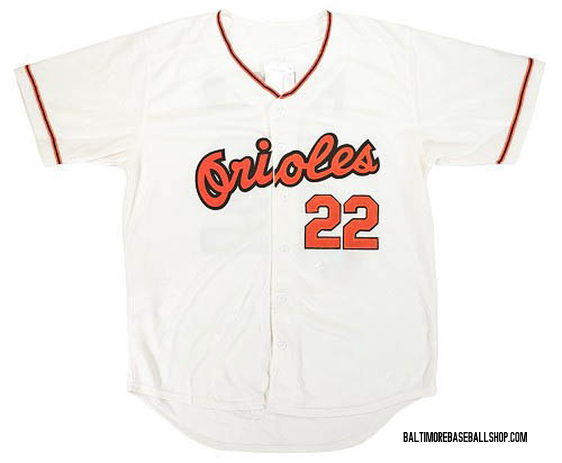 Jim Palmer Men's Baltimore Orioles Throwback Jersey - Cream Authentic