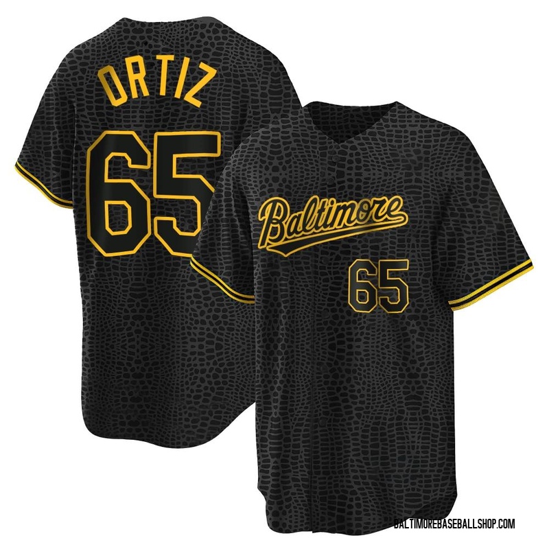 Roberto Clemente Men's Pittsburgh Pirates Alternate Jersey - Black Golden  Replica