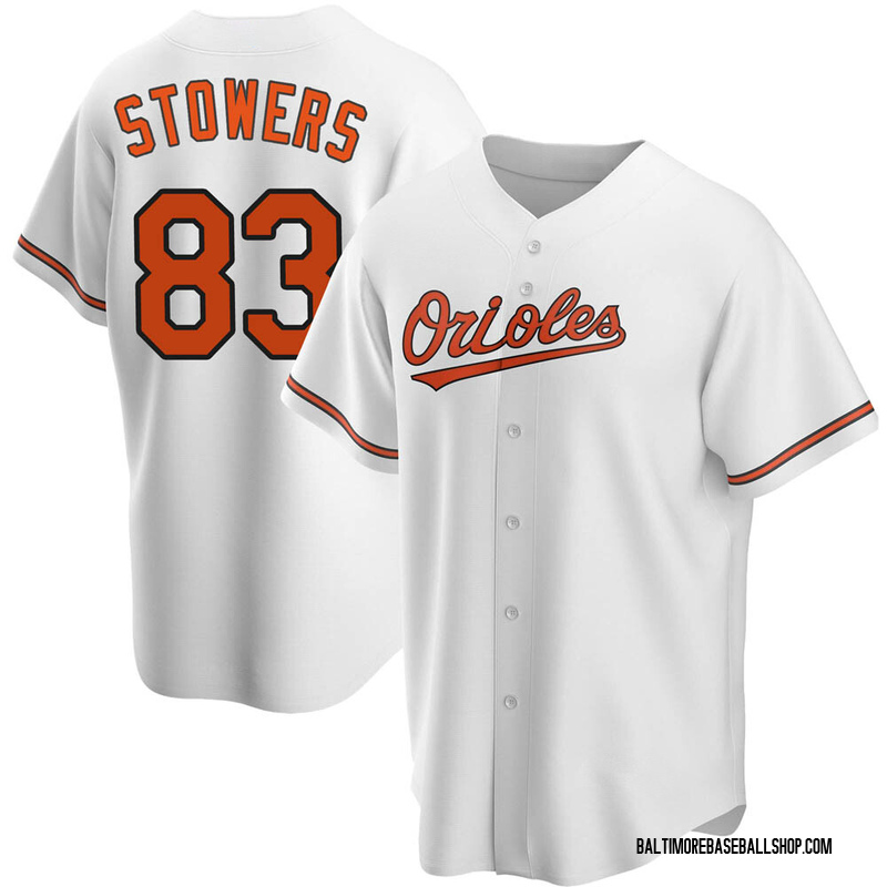 Kyle Stowers Baltimore Orioles Home White Baseball Player Jersey