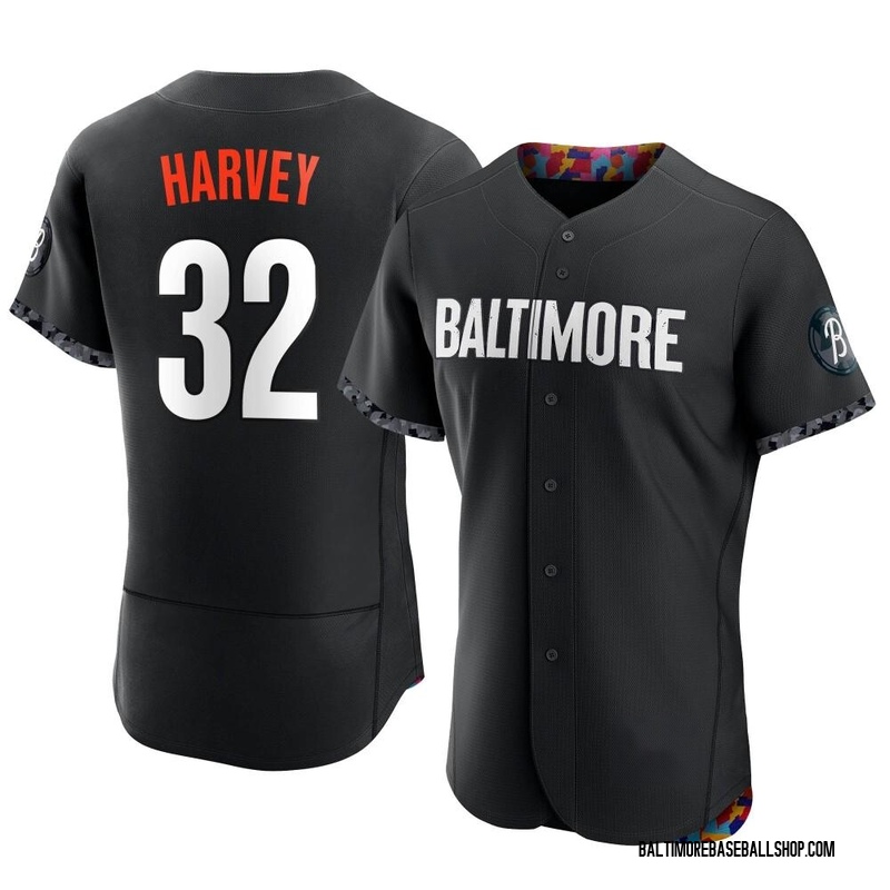 Matt Harvey Men's Baltimore Orioles Alternate Jersey - Black Replica