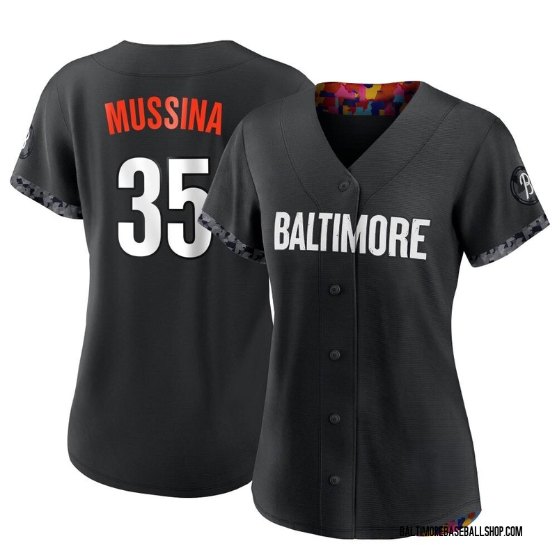 Mike Mussina Baltimore Orioles Youth Black 2023 City Connect Name & Number  T-Shirt