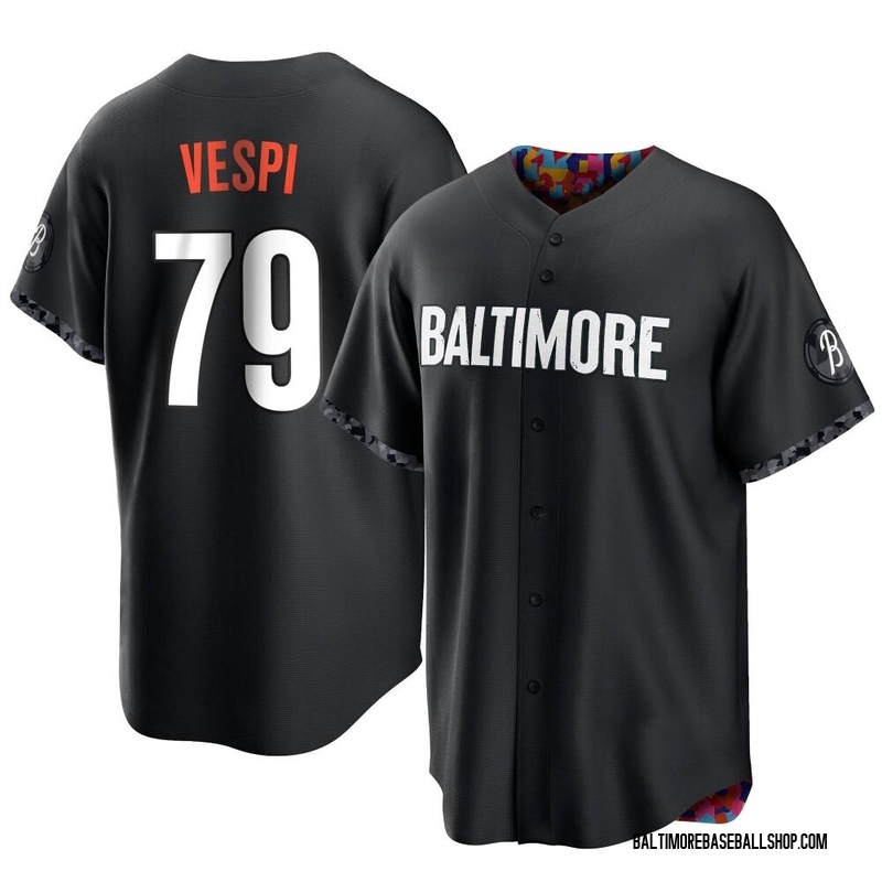 Nick Vespi Men's Baltimore Orioles 2023 City Connect Jersey