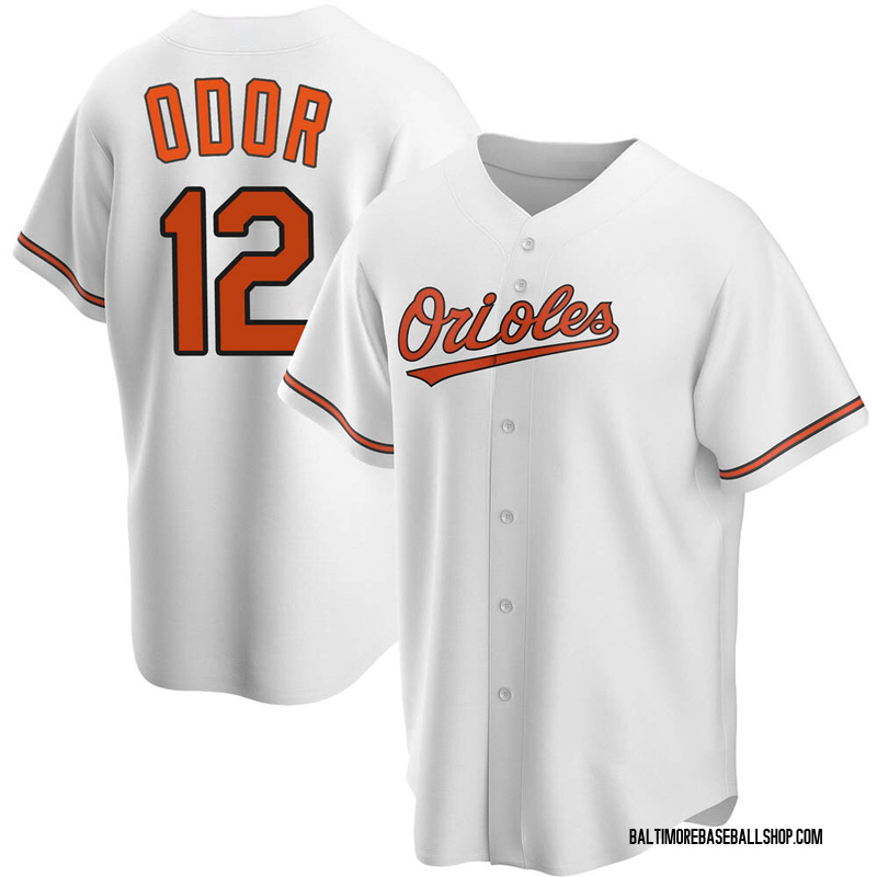 Rougned Odor Men's Baltimore Orioles Home Jersey - White Authentic