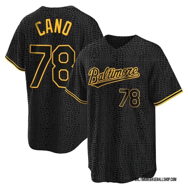 Men's Yennier Cano Baltimore Orioles Authentic Black Alternate Jersey